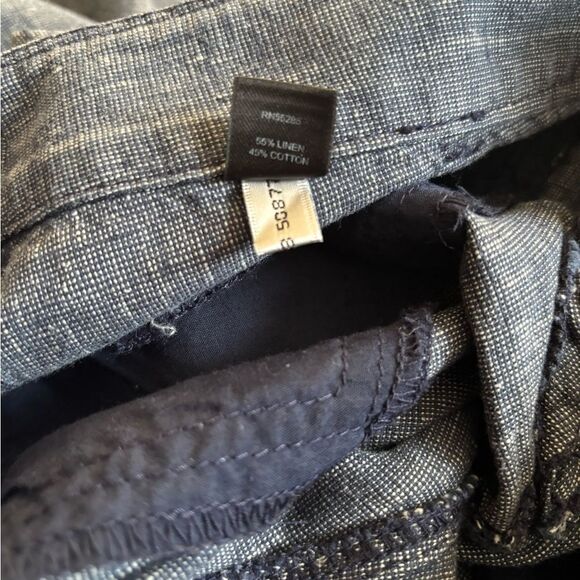 Express vintage 55% linen 45% cotton bell bottom pants - Picture 4 of 4